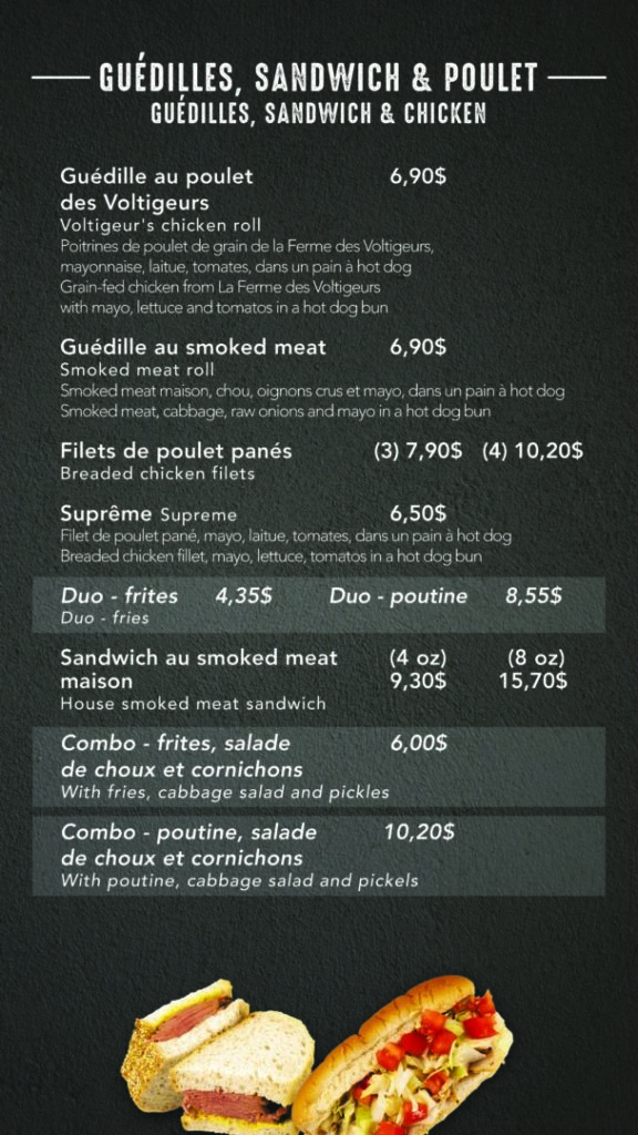 Menu - page 5